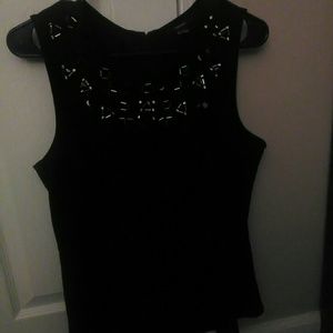 Forever 21 beaded peplum top